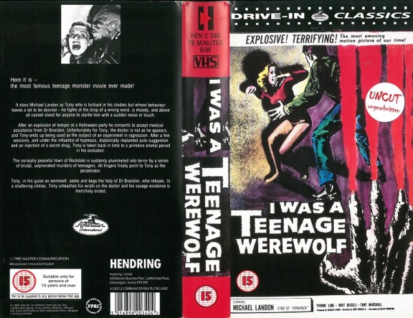 I was a teenage werewolf - Der Tod hat schwarze Krallen (Drive-in Classics UK Import)
