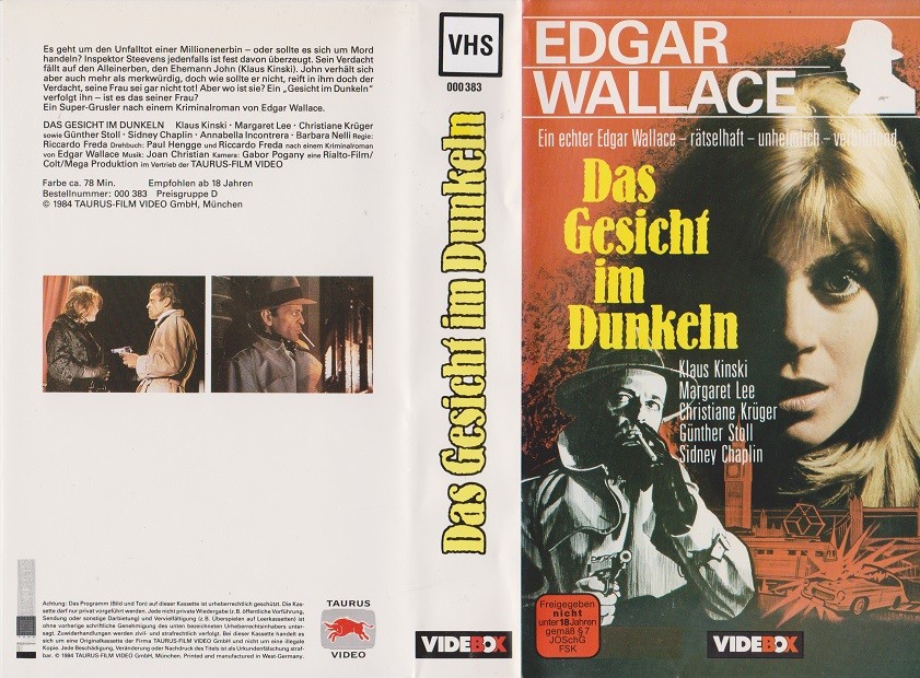 Gesicht im Dunkeln, Das - Edgar Wallace