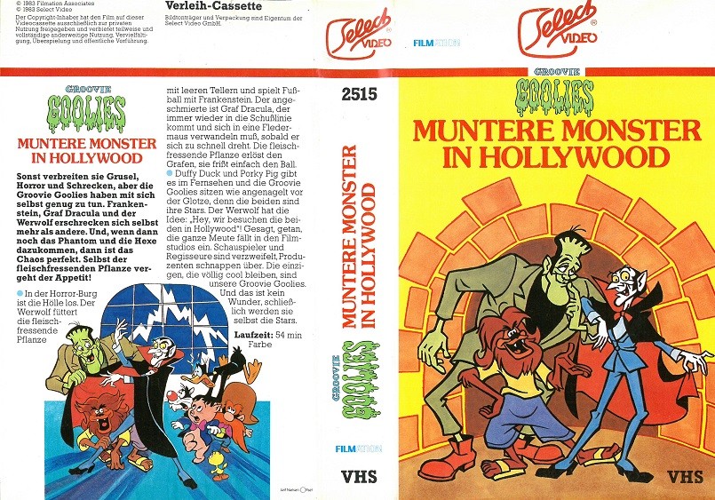 Munere Monster in Hollywood - Groovie Goolies (Daffy Duck and Porky Pig Meet the Groovie Goolies)
