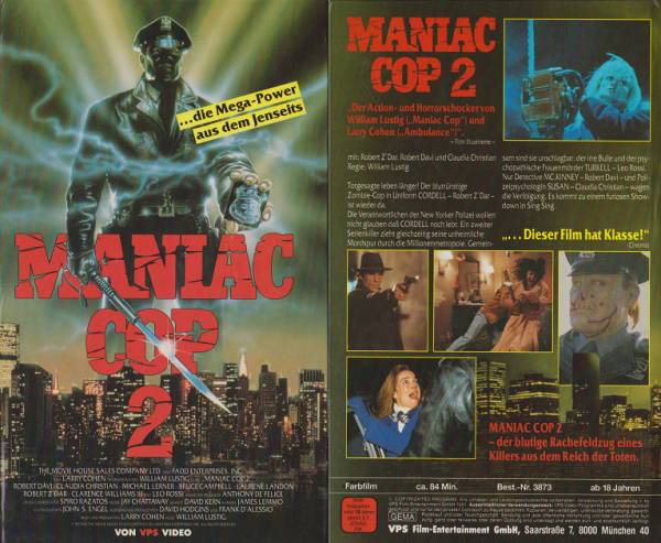 Maniac Cop 2 - HB