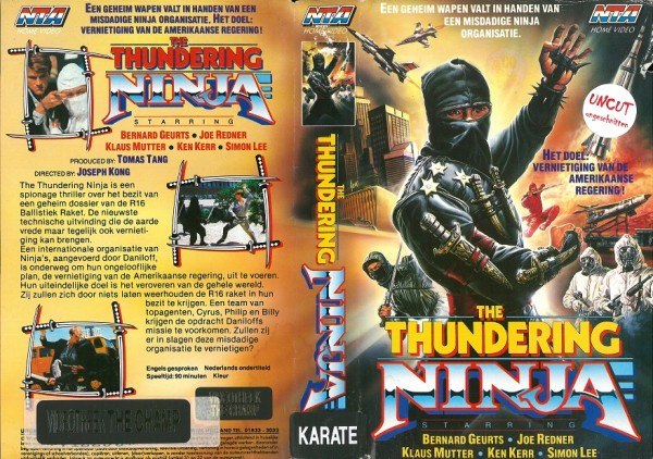 Thundering Ninja, The - Ninja Invasion (NTA Home Video NL Import)