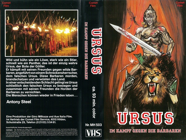 Ursus - Im Kampf gegen die Barbaren - Die unbesiegbaren Drei (Comet Film)