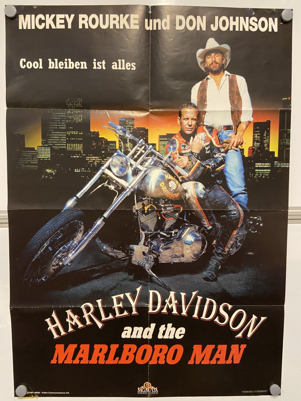 Harley Davidson And The Marlboro Man Poster Betamax Video 2000 Poster Shirts Bucher Film Retro Shop De