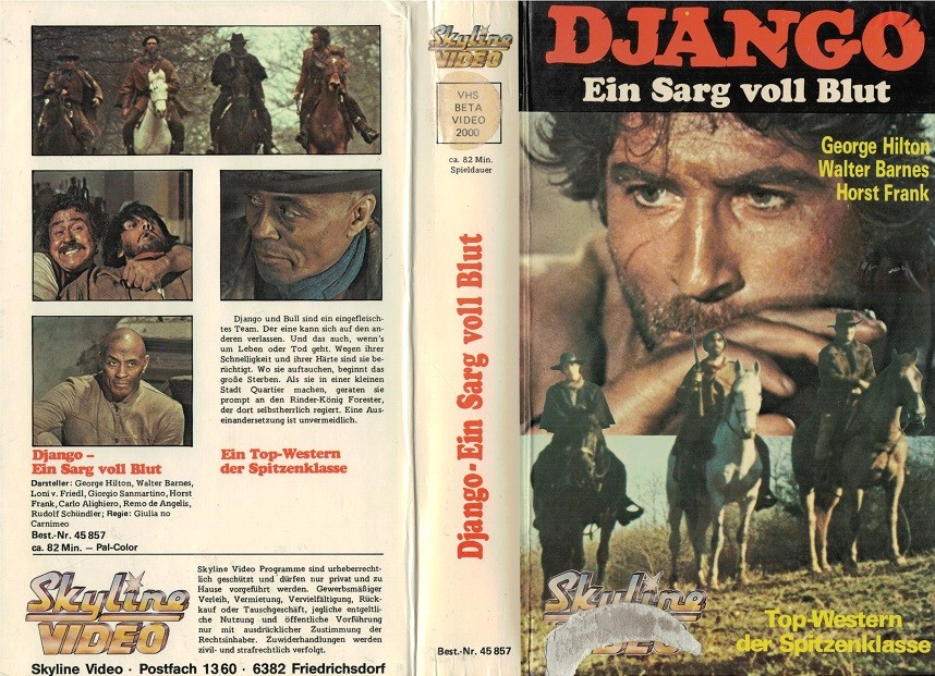 Django - Ein Sarg voll Blut - Hartbox