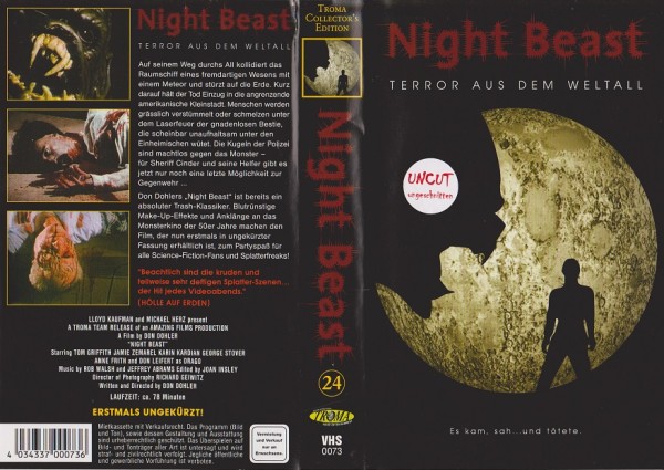 Night Beast - Terror aus dem Weltall (Troma)