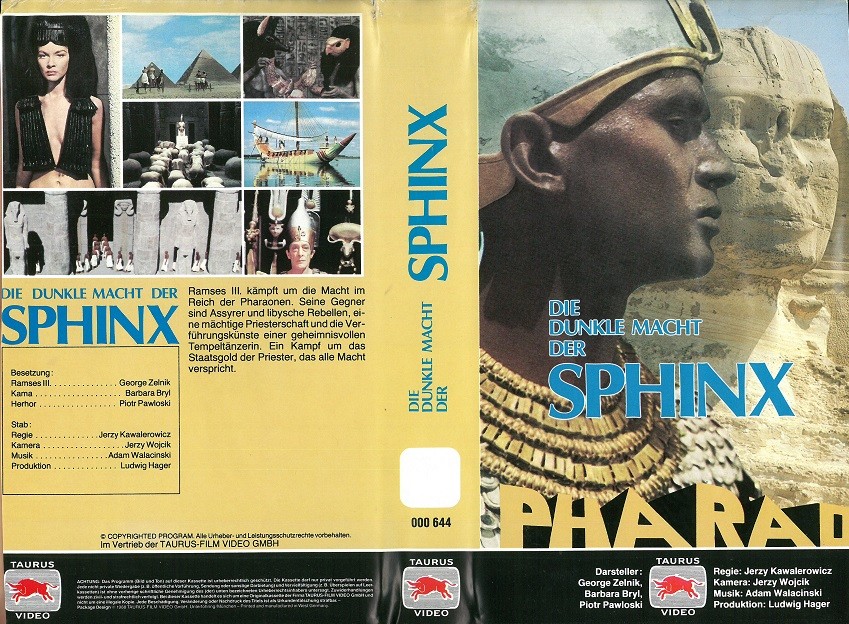 dunkle Macht der Sphinx, Die (Pressecassette)