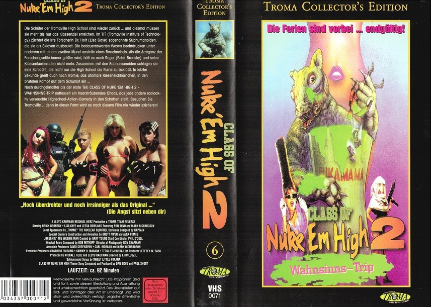 Class of Nuke Em High 2: Subhumanoid Meltdown (1991 