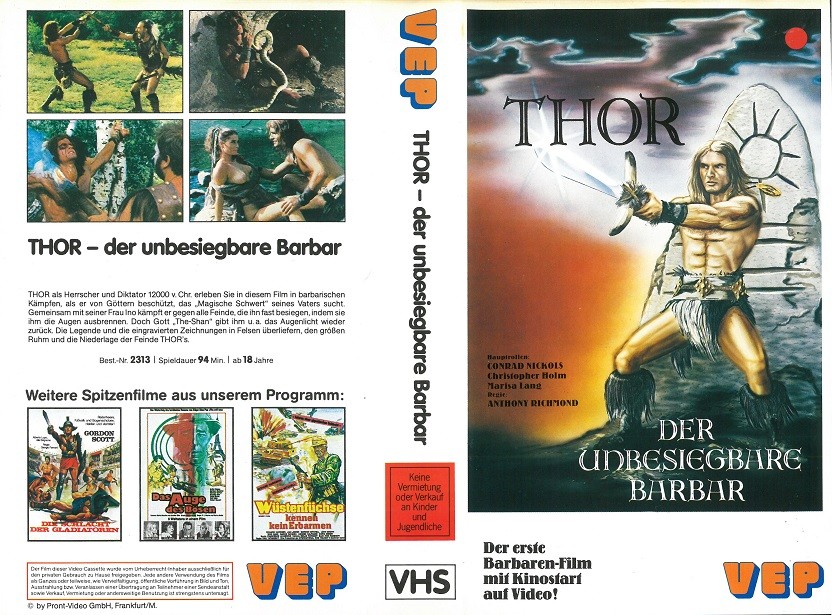 Thor - Der unbesiegbare Barbar Das Schwert des Barbaren (VEP Video)